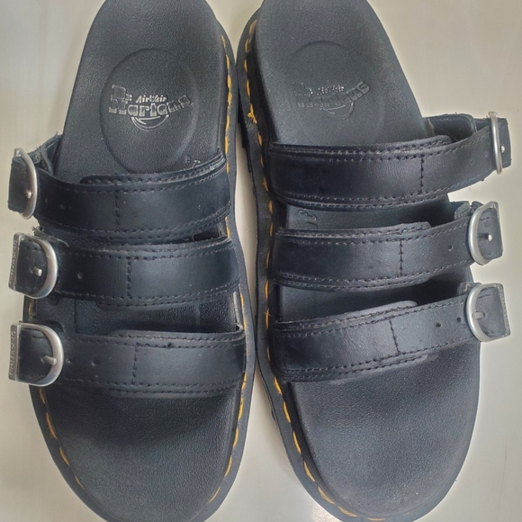 Dr. Martens Blaire Slide Black 8 - Picture 3 of 5